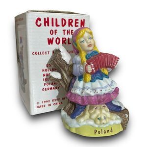 Vintage 1992 RSVP International Inc. Children of the World POLAND Figurine Hand